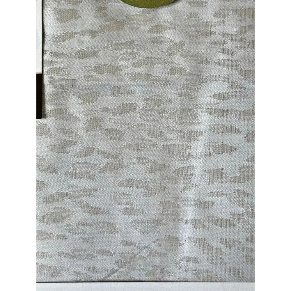 Anne De Solene Caractere Standard Shams Set of 2 Satin Jacquard Cotton Beige